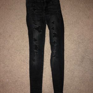 Black American eagle jeans!